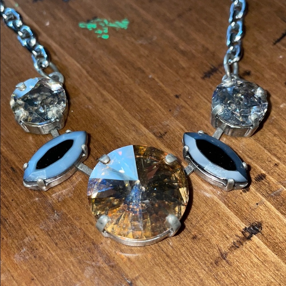 Sabika gemstone chain necklace Valentine gift